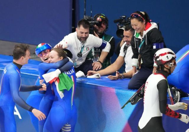 开云体育下载-齐梦瑶，意大利短道混合接力金牌背后的中国女人